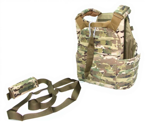 Стропа эвакуационная в чехле 8 метров MIMICRYA, Cordura 1000D, MULTICAM