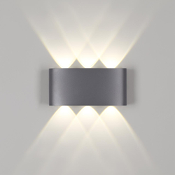 358460 STREET NT20 736 темно-серый  Ландшафтный настенный светильник IP54 LED 4000K 6W 85-265V CALLE