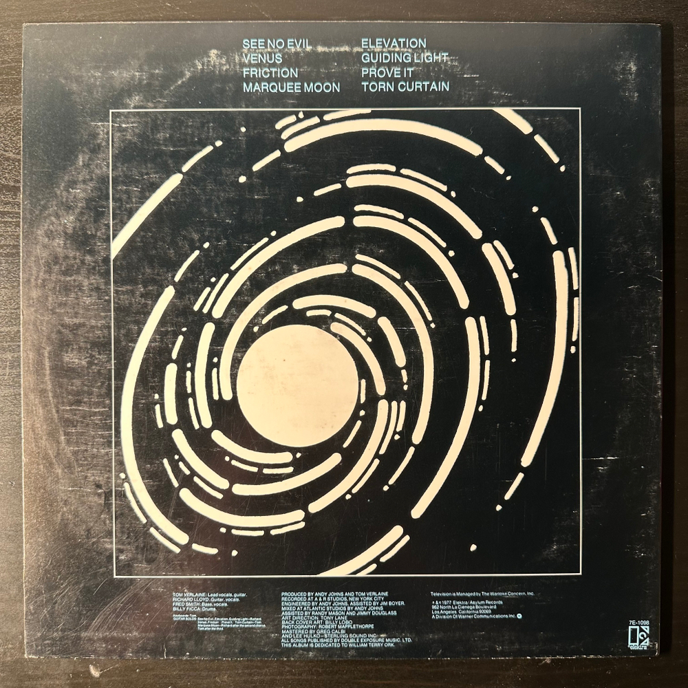 Television ‎– Marquee Moon (США)