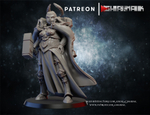 Adepta Sororitas Красная Сестра Маршал №1 миниатюра для dnd, днд, pathfinder, фентези, Настольная игра, НРИ, Варгейм, РПГ