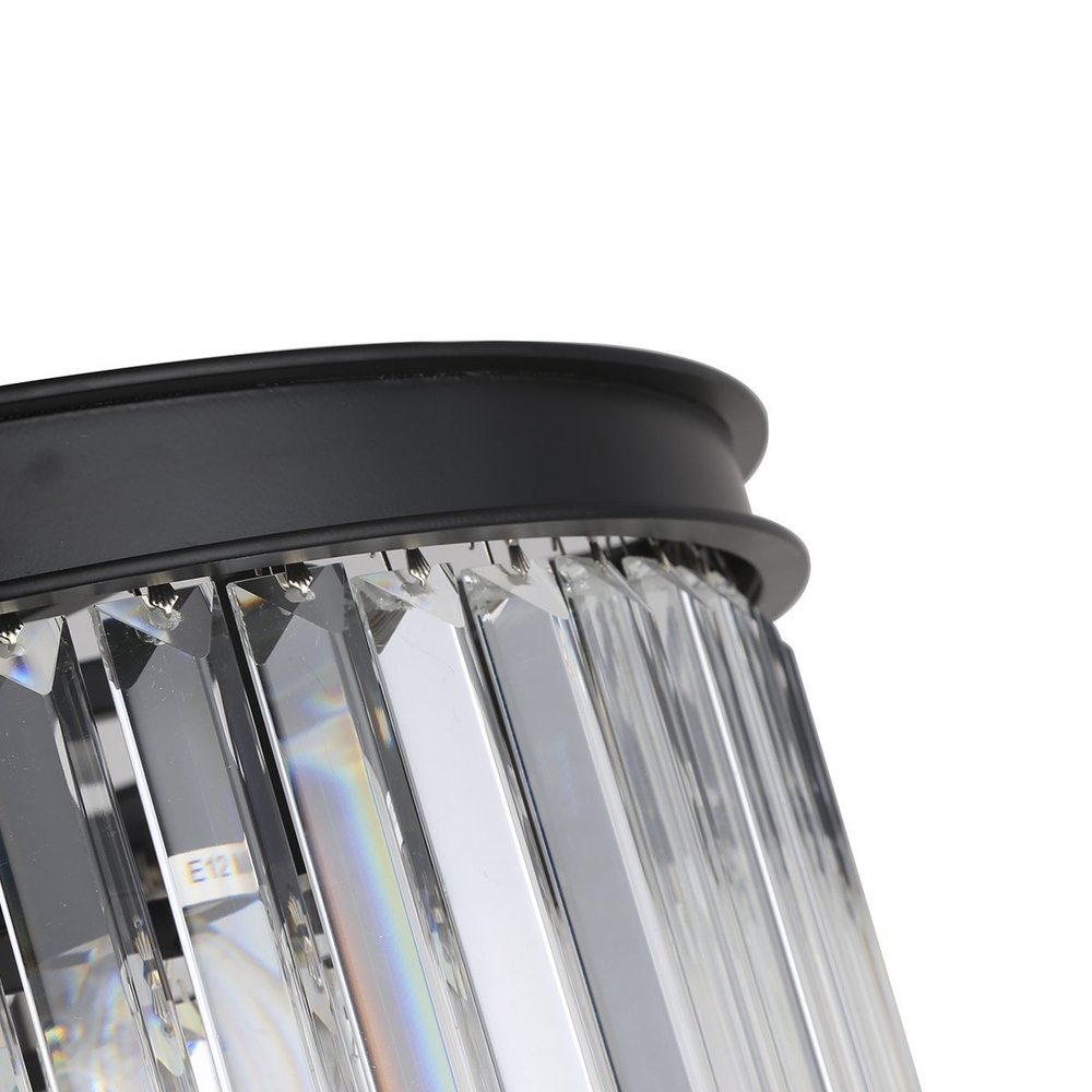 Люстра Odeon 6 black/clear