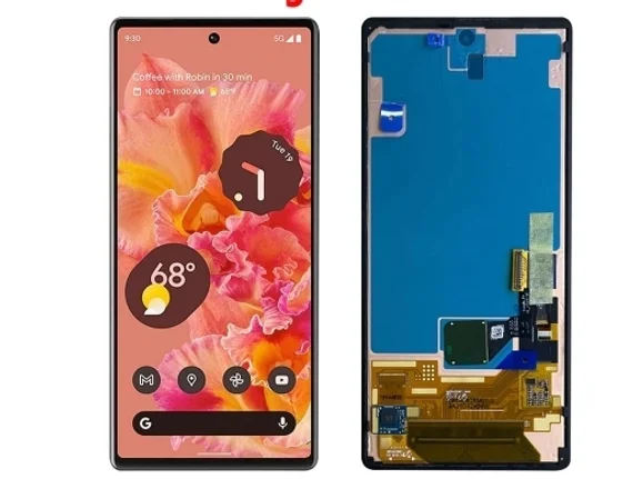 Дисплей для Google Pixel 6 в сборе с тачскрином черный