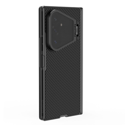Чехол черный с MagSafe для смартфона Samsung Galaxy Z Fold 8 Ultra, серия CamShield Prop Magnetic (версия с прозрачной крышкой объектива) от Nillkin