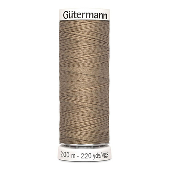 Нить Sew-All 200 м, Gutermann, 868 неотбеленный шелк