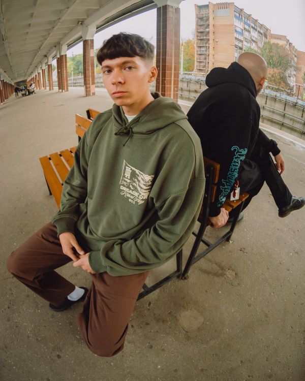 Худи Flag хаки - фото 23