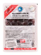 Маслины Marmarabirlik L черные с косточкой, 800 г, 2 шт