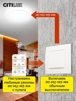 Потолочный светодиодный светильник Citilux Симпла CL714K680G
