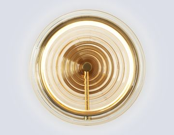 Бра 9W 3000K LH31112 латунь/янтарь High Light Crystal Ambrella