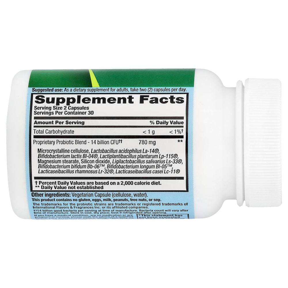 Nutrition Now, PB 8™, пробиотик, 60 вегетарианских капсул