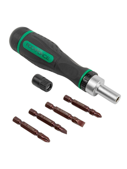 Отвертка реверсивная с набором бит RockForce##Rock FORCE RF-32805MR