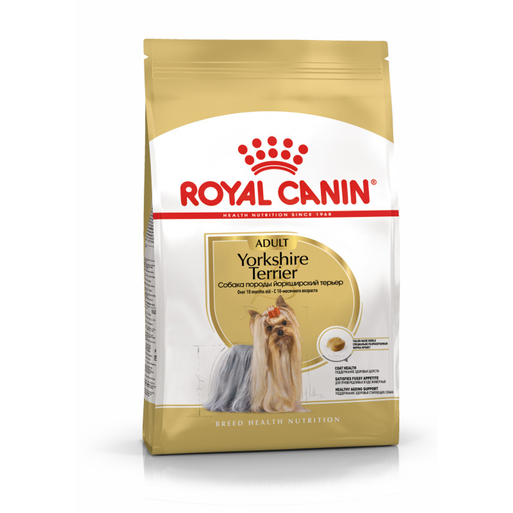Royal Canin Yorkshire Terrier Adult Йоркширский Терьер Эдалт Корм сухой для взрослых собак породы Йоркширский терьер от 10 месяцев 1,5кг