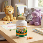 NaturesPlus, Animal Parade® Gold, жевательные мультивитамины для детей, со вкусом апельсина, 120 таблеток в форме животных