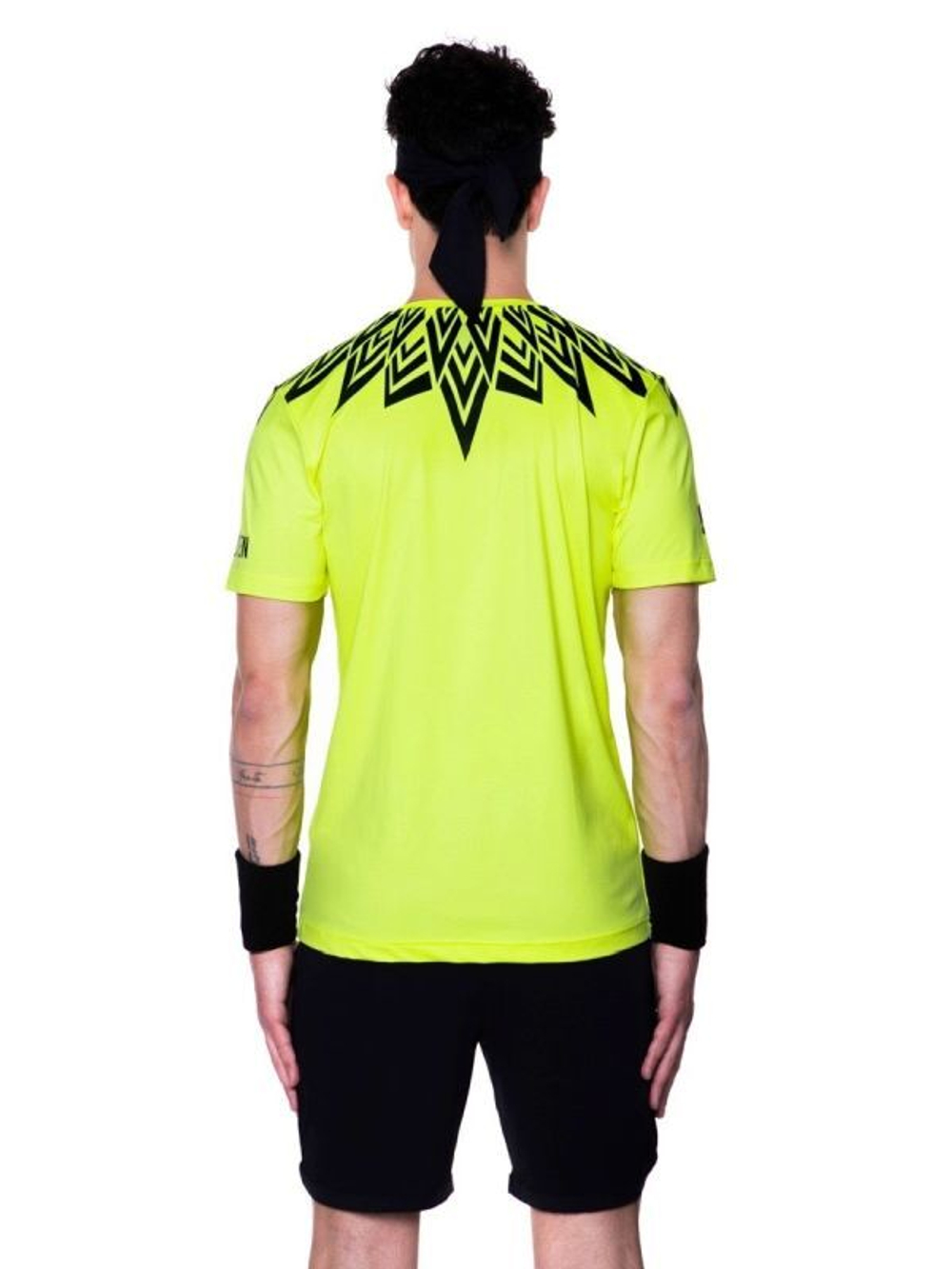 Мужская теннисная футболка Hydrogen Tech Tee Man - fluo yellow