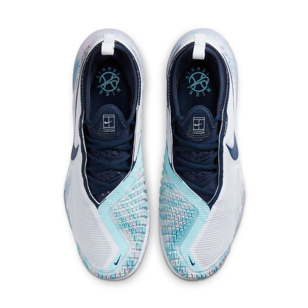 Мужские кроссовки теннисные Nike React Vapor NXT - white/glacier ice/midnight navy