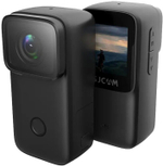 Экшн камера SJCam C200 черная с креплением, цифровым стабилизатором, водонепроницаемая 4K Ultra HD на шлем, голову, грудь, велосипед