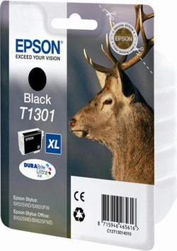 Epson Stag Singlepack Black T1301 DURABrite Ultra Ink C13T13014010