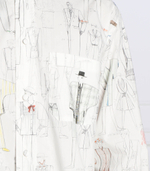 рубашка printed casual shirt Kenzo - белый(FC65CH4089E2)