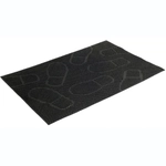Коврик придверный 40*60 см, черный, Следы VORTEX