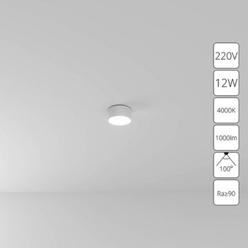 Потолочный светильник 12W 4000K A6612PL-1WH белый Fado Arte Lamp