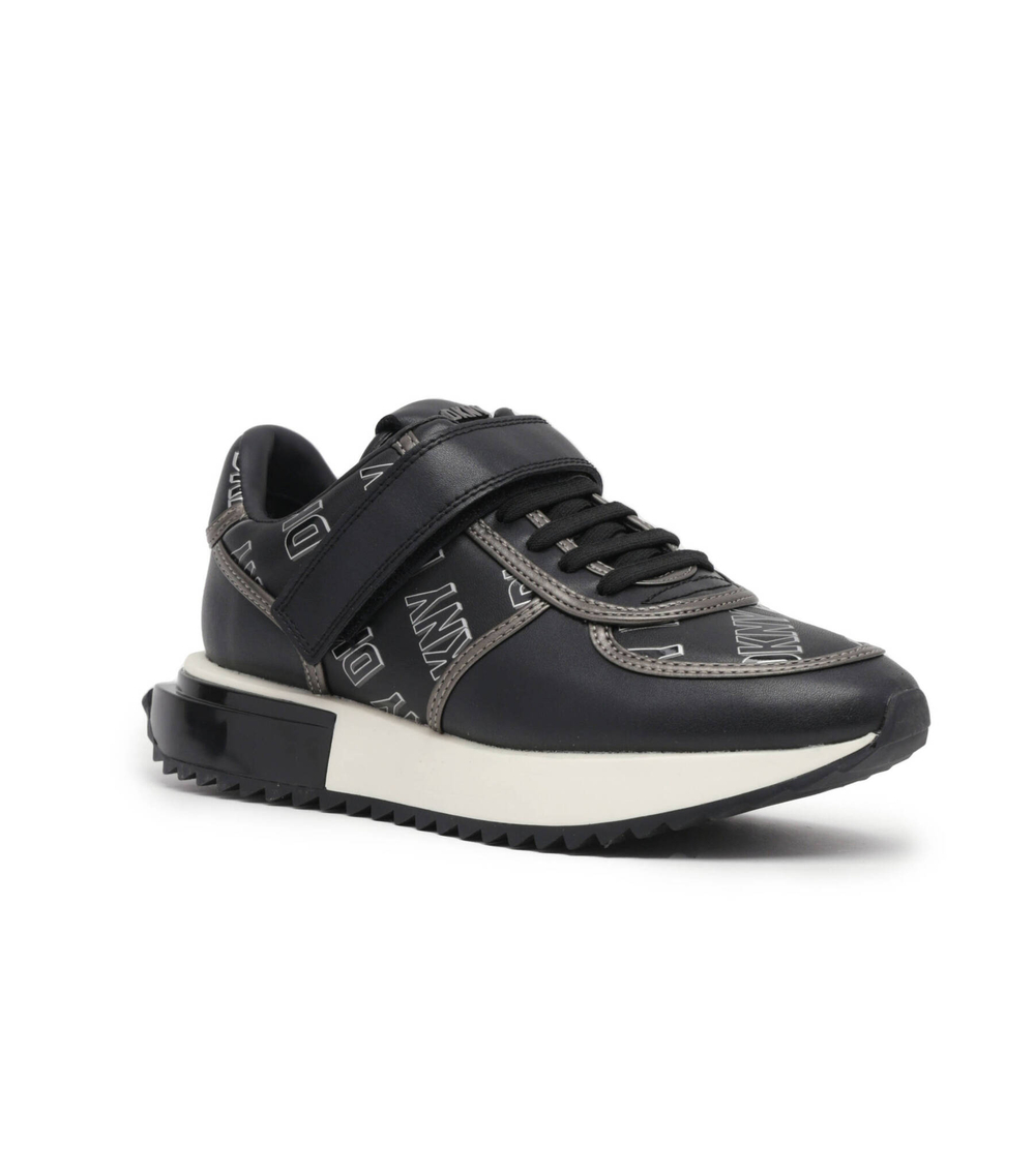 кожаные кроссовки pamm DKNY - черный(K3214571)