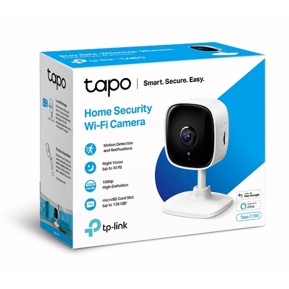 Домашняя Wi-Fi камера, Tapo C100 V2