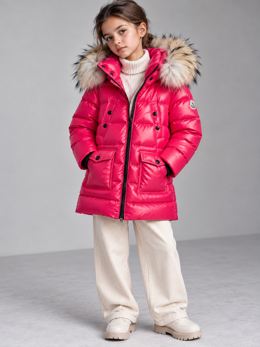 Зимний пуховик Moncler, 116-128