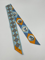 Шарф-твилли Hermes «Colliers et Chiens»