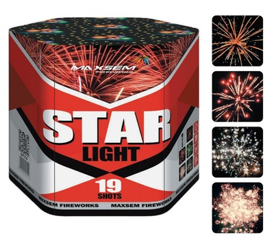 Батарея салютов "Star Light" GP514 19 залпов * 1"