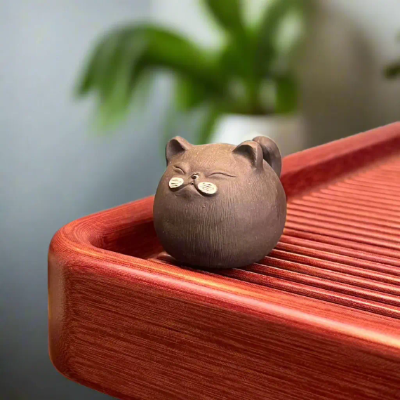 Фигурка Котик Костанайский, глина, 5 см