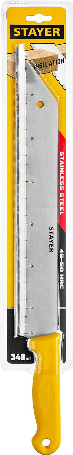 STAYER 340 мм, для листовых изоляционных материалов, нож (09592)