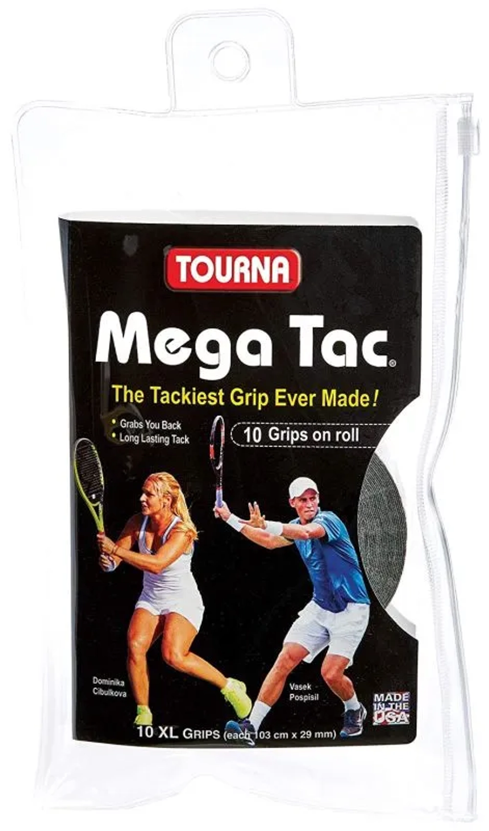 Теннисные намотки Tourna Mega Tac XL 10P