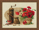 "Кофе"-1121 вышивка