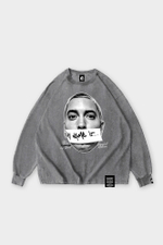 Лонгслив SHMOT "EMINEM" GARMENT DYE Серый