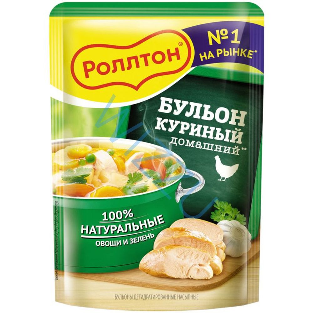 Бульон Роллтон куриный домашний 90г