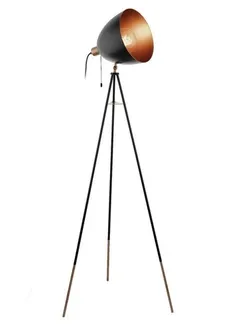 Торшер СHESTER 1x60Вт E27, чёрный 60x60x135,5 см