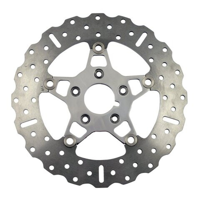 EBC POL. STAINL. CONTOUR FLOATING ROTOR Front. Wide. Polished center. ABE approved. Dimensions: 11.5" OD, 56.3mm ID, 5/16"