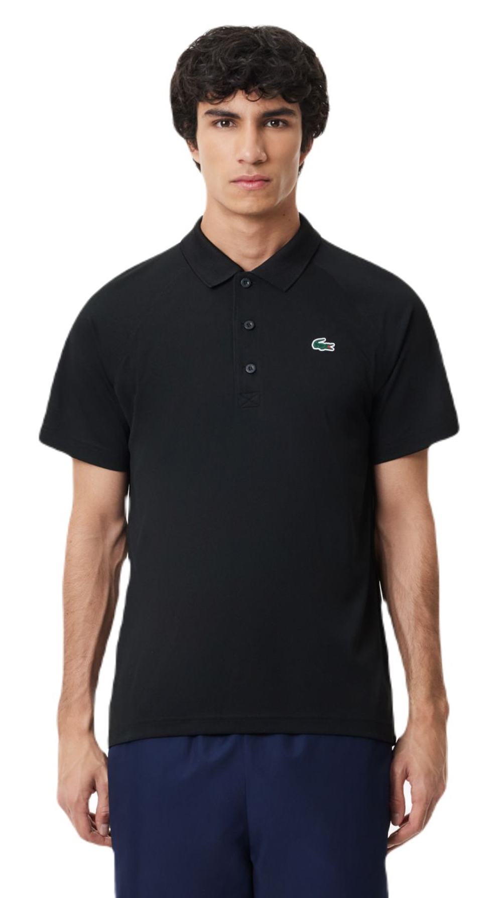 Мужское теннисное поло Lacoste SPORT Breathable Run-Resistant Interlock