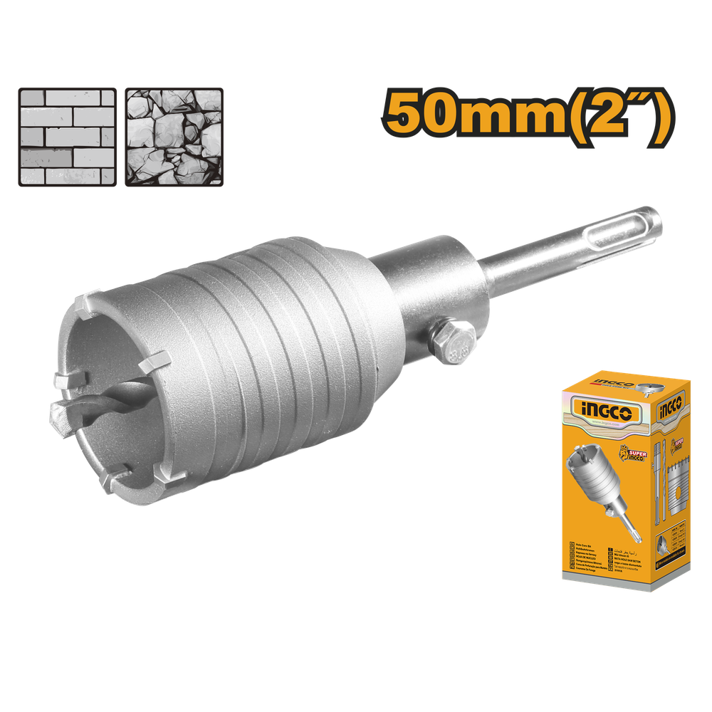 Коронка по бетону SDS-Plus 50 мм INGCO HCB0501