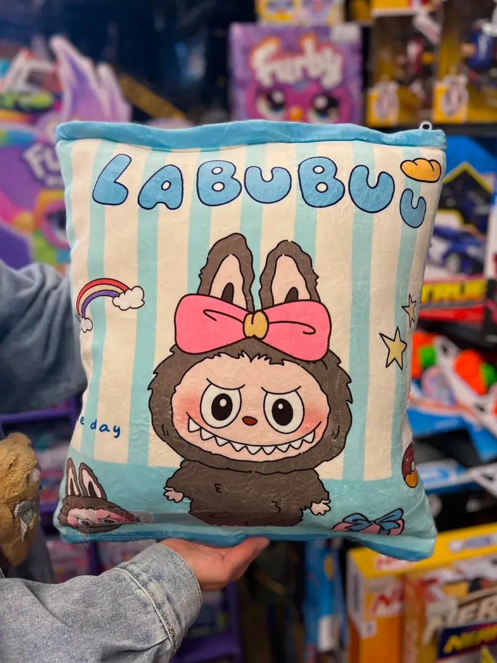 Мягкая игрушка подушка Pudding Пудинг Лабубу 7 шт