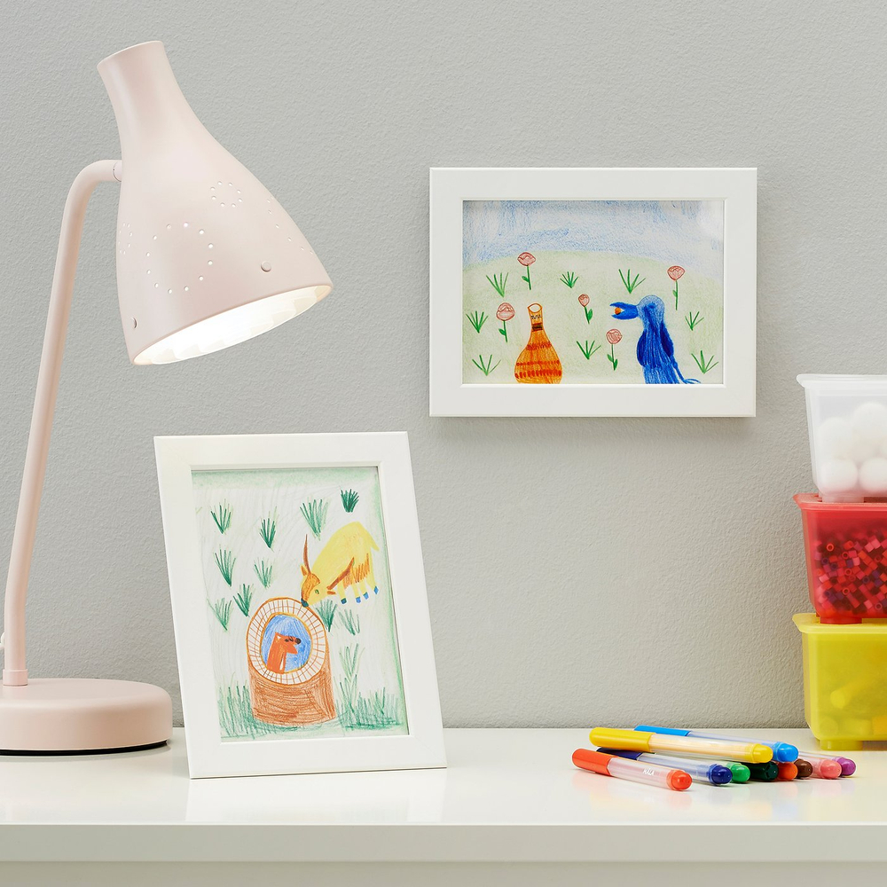 IKEA FISKBO  (ИКЕА ФИСКБО)  -  Рамка - белая 13х18 см