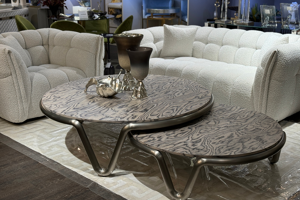 Диван Garda Decor Прато (Prato) двухместный букле белый 204*106*74 см