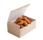 Коробка на вынос ECO FAST FOOD BOX S 115х75х45 мм крафт без печати