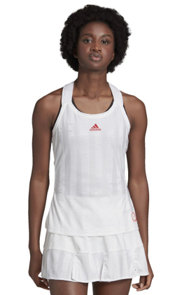 Женский топ теннисный Adidas Y-Tank ENG W - белый