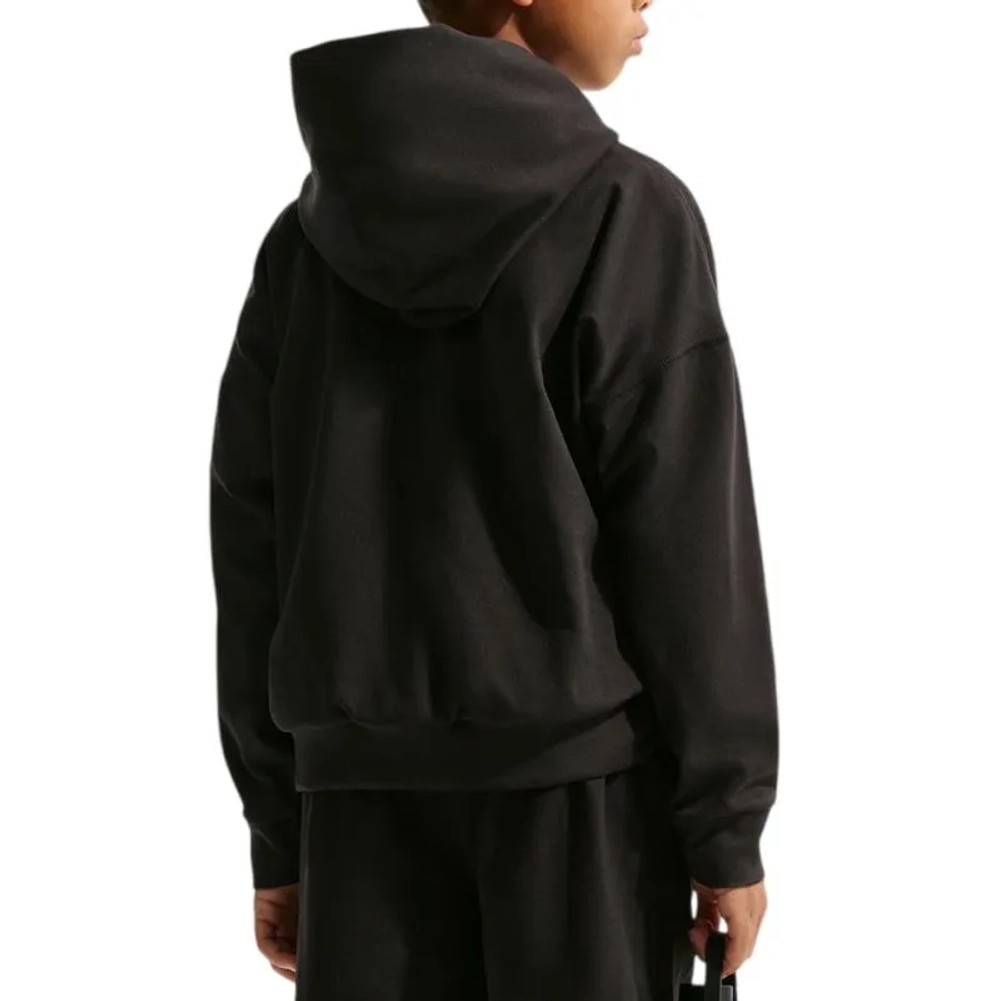 Детская теннисная толстовка Nike Kids Pro Dri-Fit Fleece Pullover - black/white