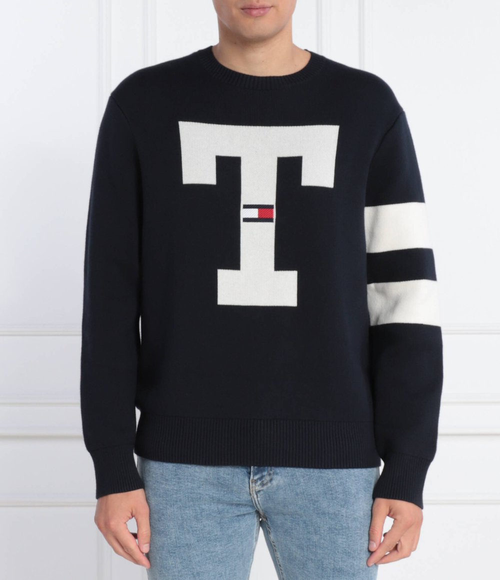 Свитер TJM RLX LETTER Tommy Jeans - темно-синий(DM0DM16787)