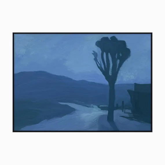 Постер Синяя долина 140x100