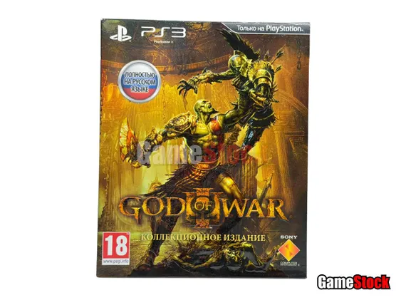 PS3 God of War III (3) Коллекционное издание (Б/У, Полностью на русском языке, BCES-00510)