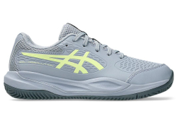 Детские Кроссовки теннисные  Asics Gel-Resolution X GS Clay - grey blue/pistachio