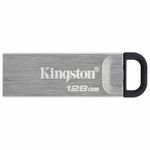 Флеш-диск 128 GB KINGSTON DataTraveler Kyson, разъем USB 3.2, серебряный, DTKN/128GB