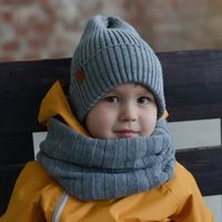 Шапка-тыква "Серый меланж"
